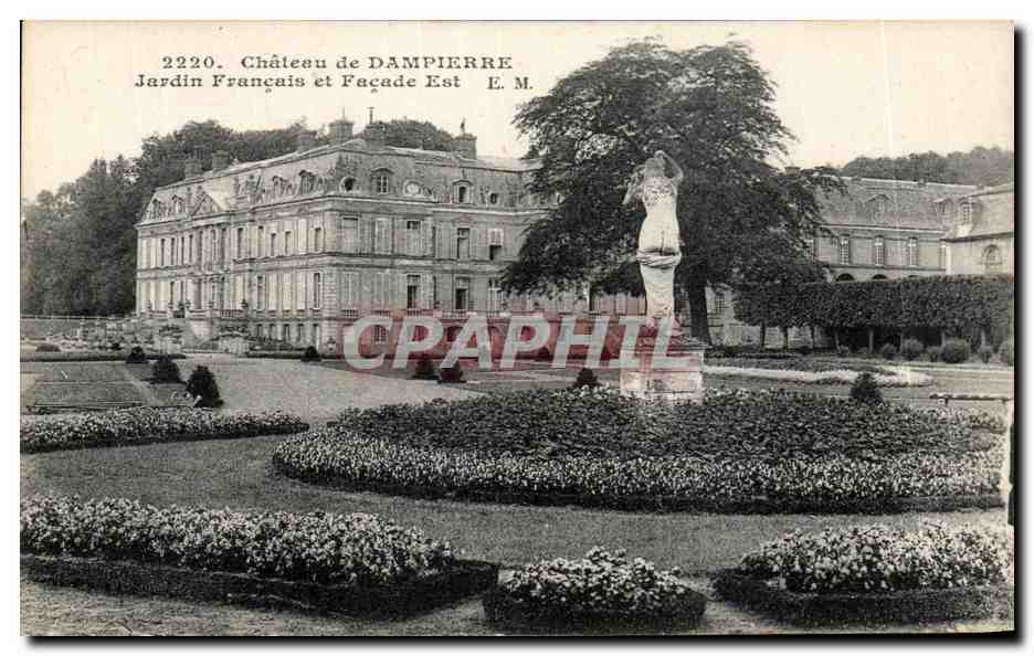 CPA Chateau de Dampierre Jardin Francais et Facade Est