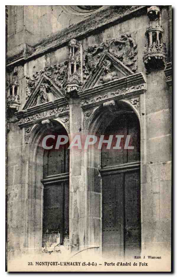Montfort-l'Amaury — Porte d'André de Foix — Edit. J. Warrant