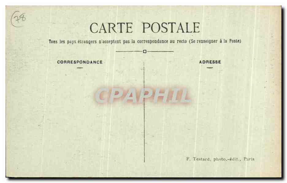 Chevreuse — Ruines du Château de la Madeleine — La Tour Ronde — E.M. n°2298 — Verso