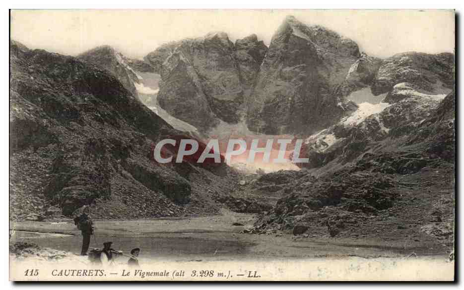 Cauterets — Le Vignemale (alt. 3.298 m.) — LL. n° 115