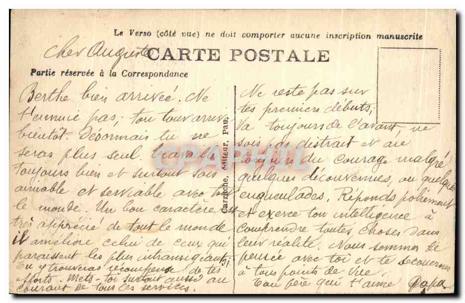 Le Pic du Midi d'Ossau, vu de Pau — C.C. - 176 — éditeur C. C. PAU — Reverso