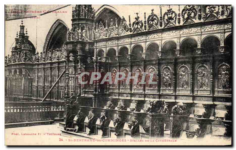 CPA St Bertrand De Comminges Stalles De La Cathedrale