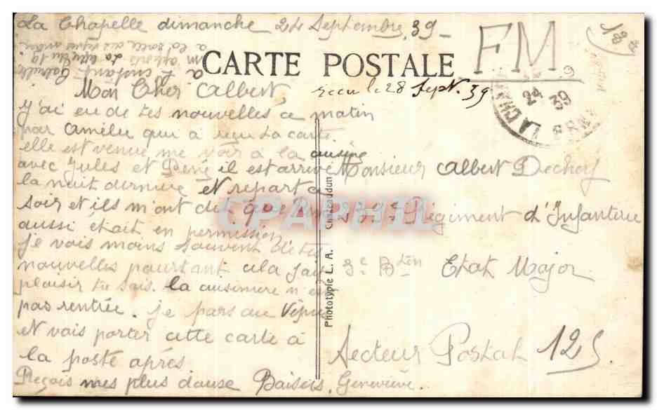 CPA La Chapelle Montligeon Oeuvre Expiatoire Vue Panoramique — Rückseite