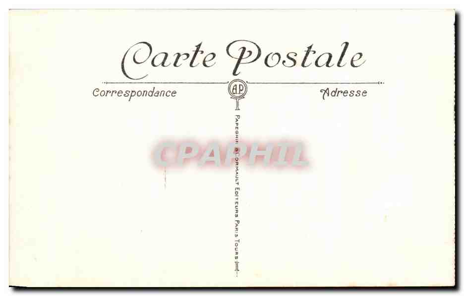 CPA Par De Versailles Le Bassin De Neptune  — Verso
