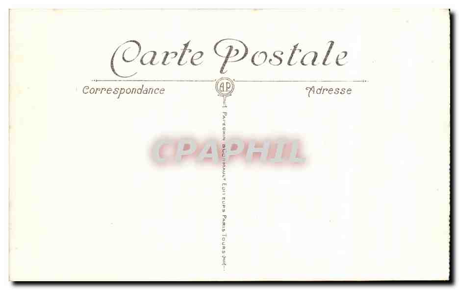 CPA Par De Versailles Les Grandes Eaux De Latone — Verso