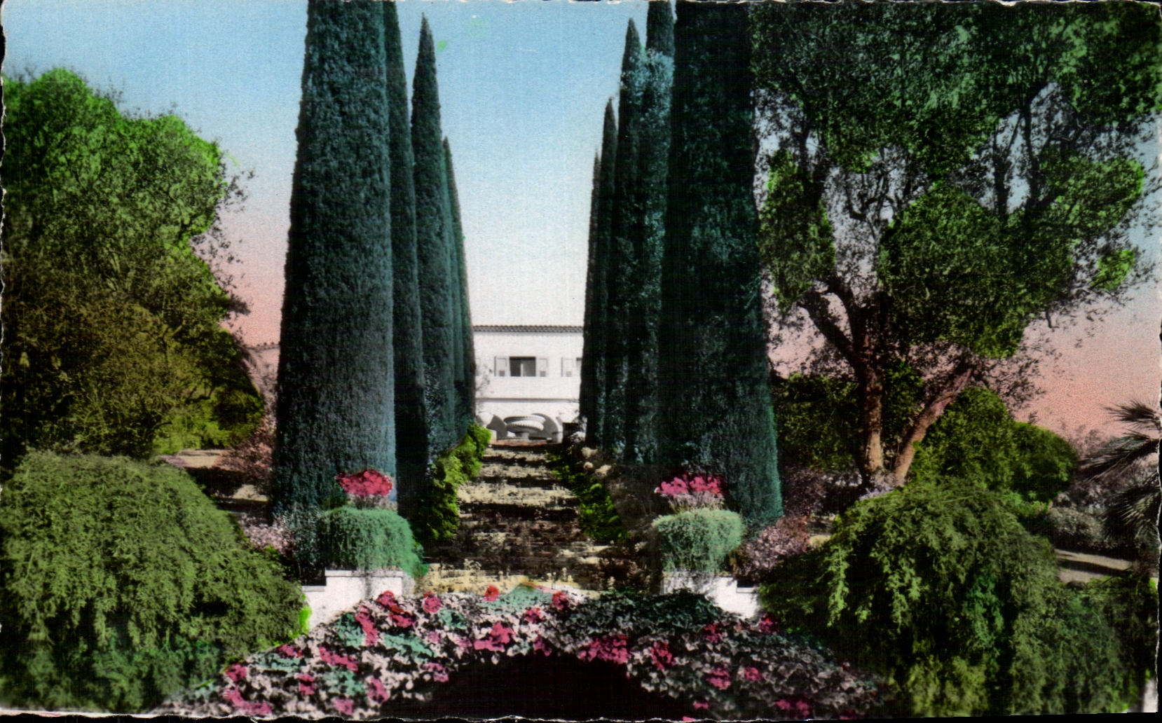 CPA La Cote D'Azur Le Cannet Villa Yakimour Residence de I'Agha Khan