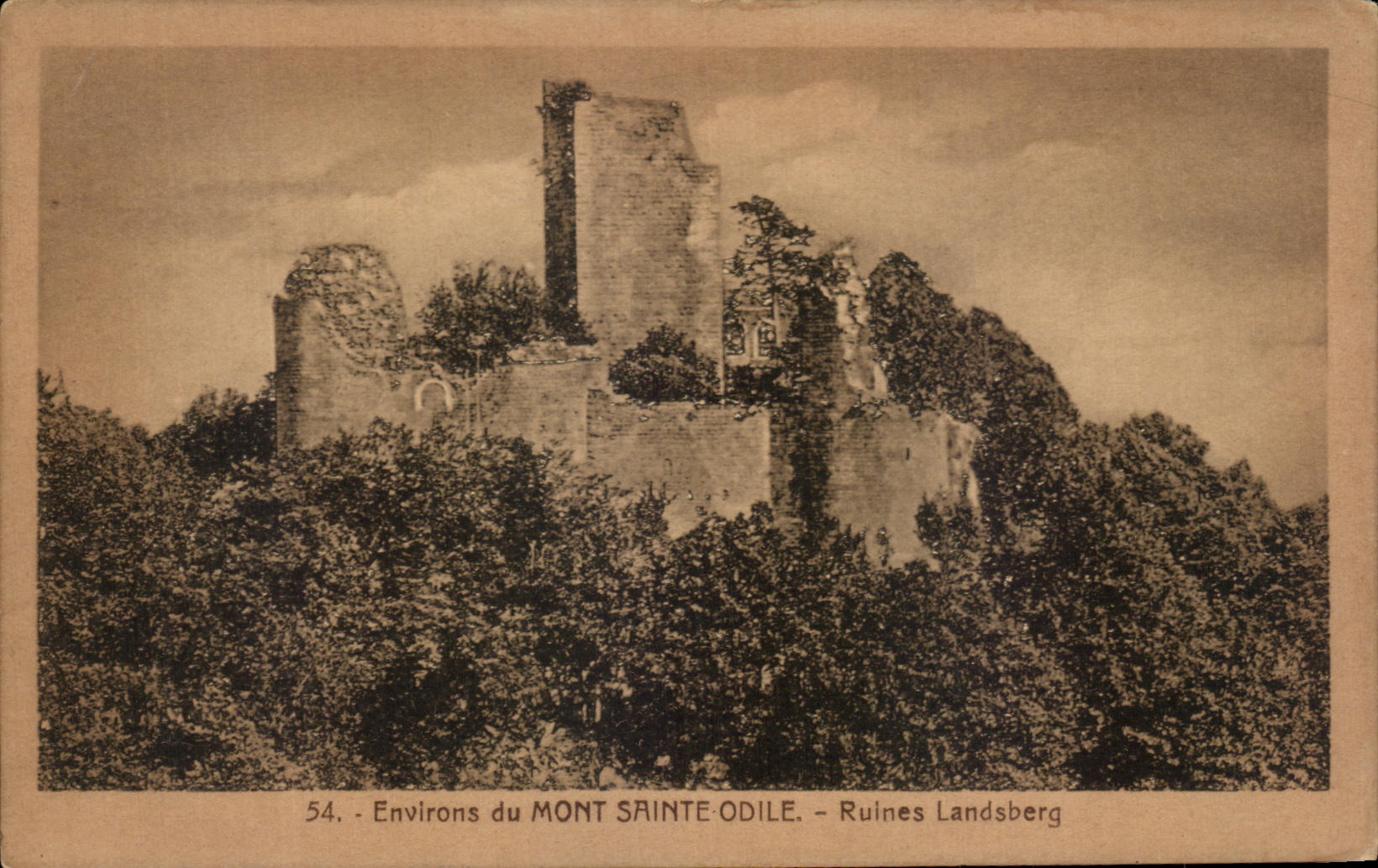 Ruines Landsberg — Environs du Mont Sainte-Odile — n°54