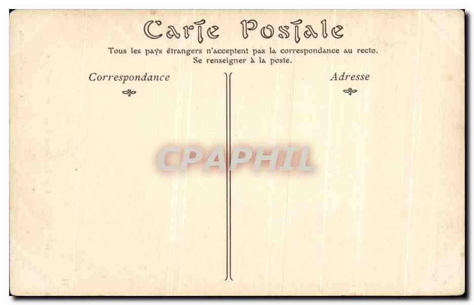 CPA Bon secours La Chaire de L'Eglise Notre Dame — Rückseite