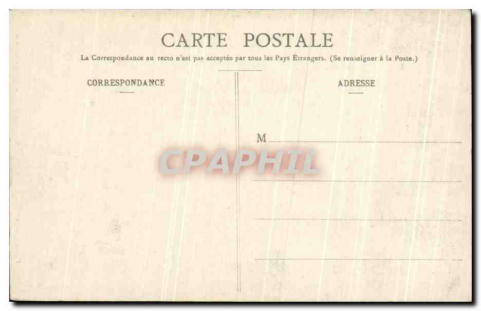 CPA Environs de Rouen Bonsecours Eglise Benitier — Rückseite