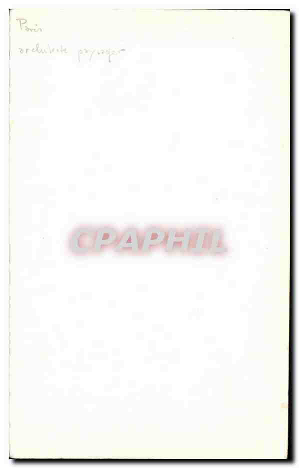 CPA Carmontelle 1717 1806 Architecte Paysager — Verso