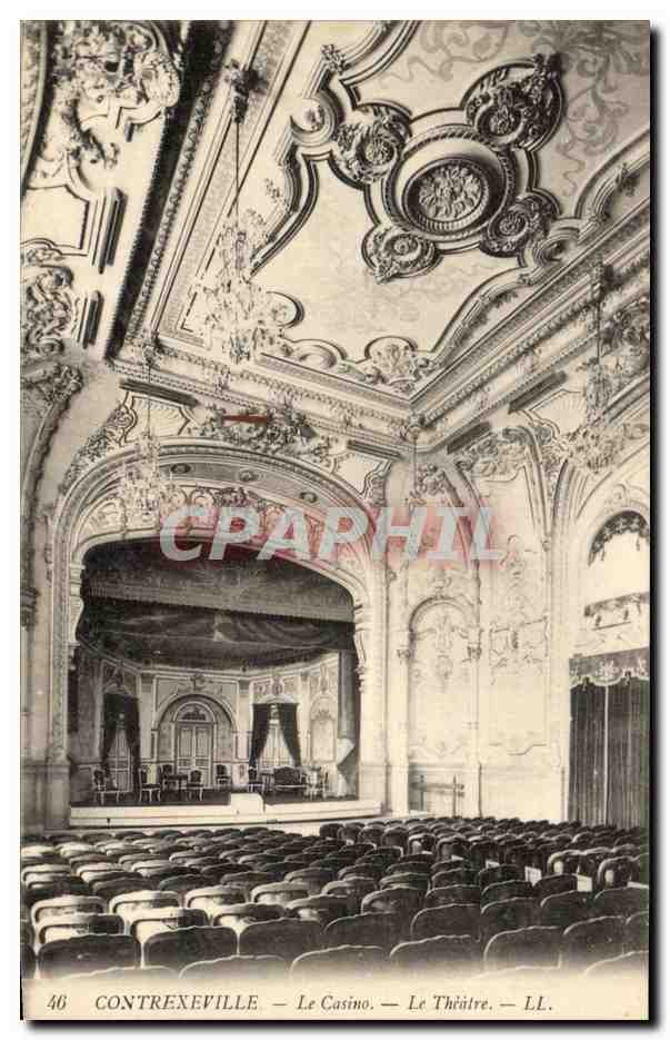 CPA Contrexeville Le Casino Le Theatre