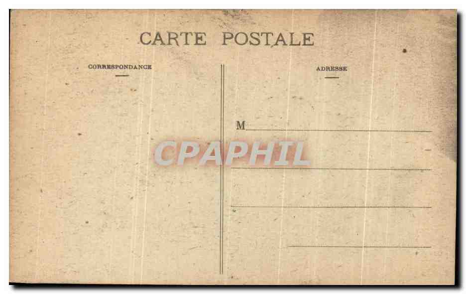 CPA Biarritz Rochers de la Loge du Theatre — Verso