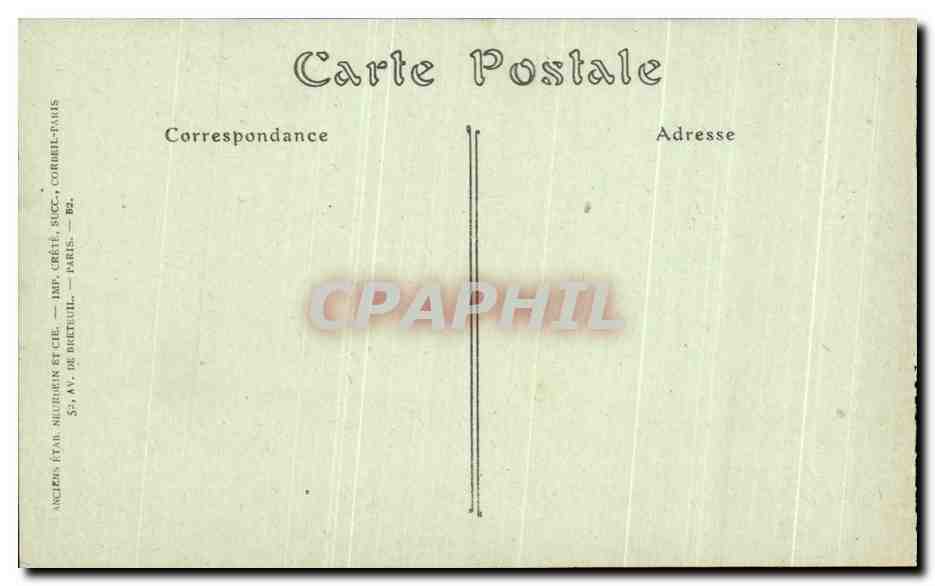 CPA Versailles Le Bassin D'Apollon Le Jour Des grandes eaux — Verso
