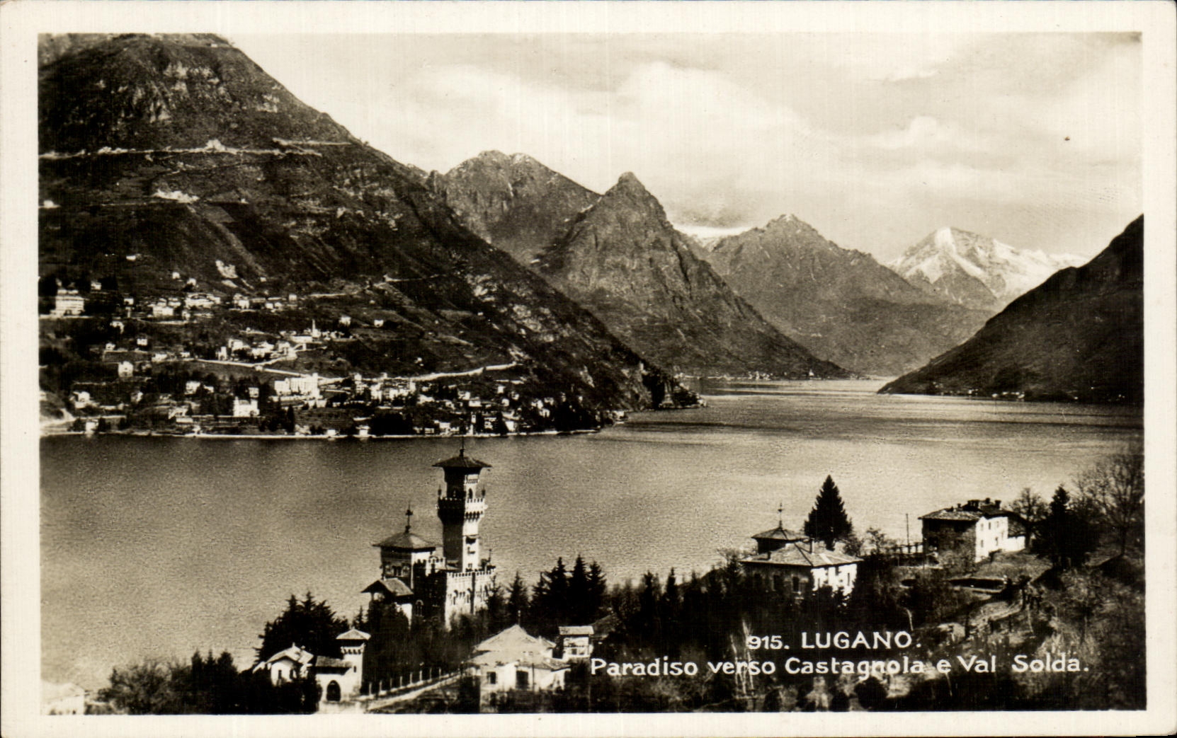 CPA Lugano Paradiso Verso Castagnolaise val Solda