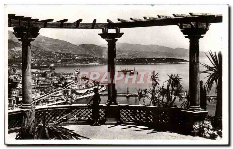 CPA Monte Carlo Et Le Cap Martin Vue Des Jardins Exotiques