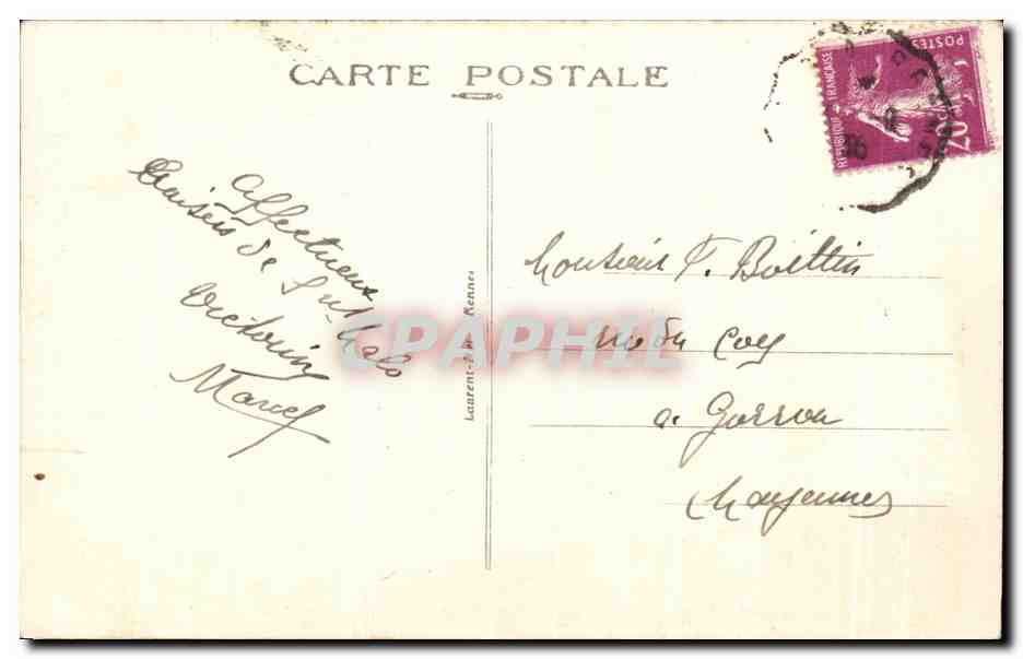 Saint Malo — Tumba de Châteaubriand sobre el Grand Bé — Côte d'Émeraude — n°106 — Reverso