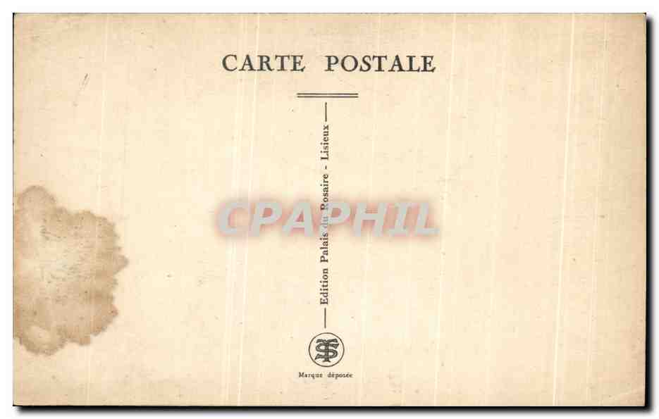 CPA Lisieux Chemin Conduisant aux Buissonnets — Rückseite