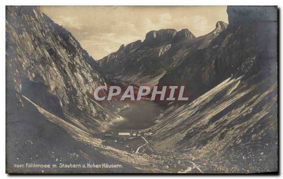 CPA Fahlense m Staubern u Hohen Hausern Suisse