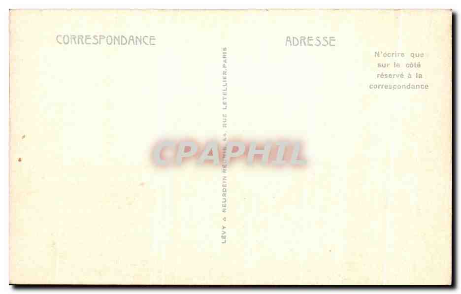 CPA Marseille Le Chateau d'lf bati par Francois 1er et qui servit longtemps de Prison d'Etat Bateau — Rückseite