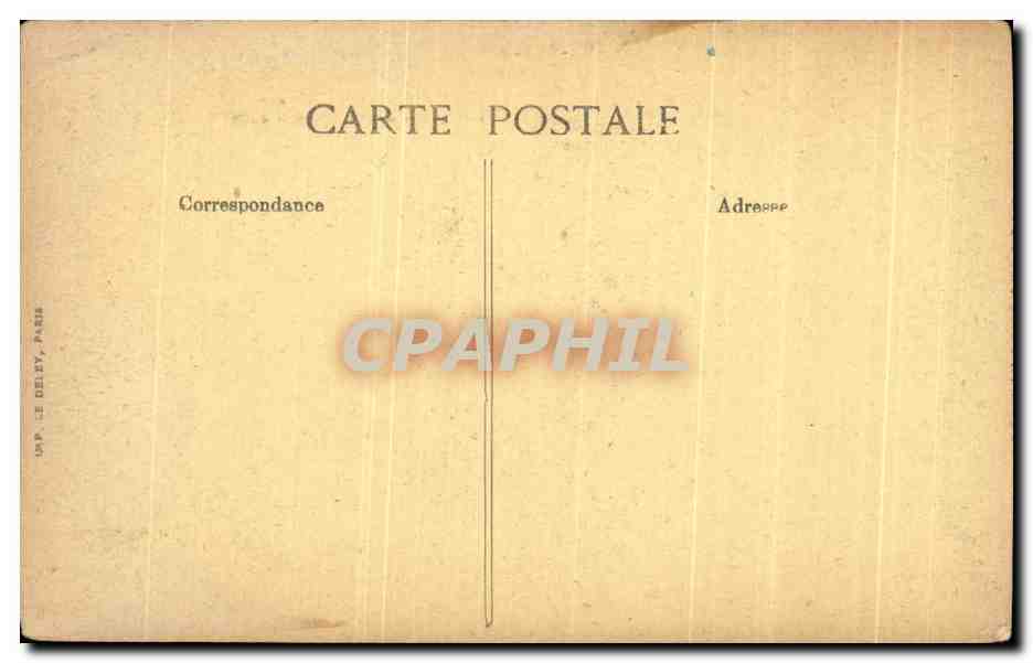 CPA Versailles Char d'Apollon Le Tapis Vert et le Palais  — Verso