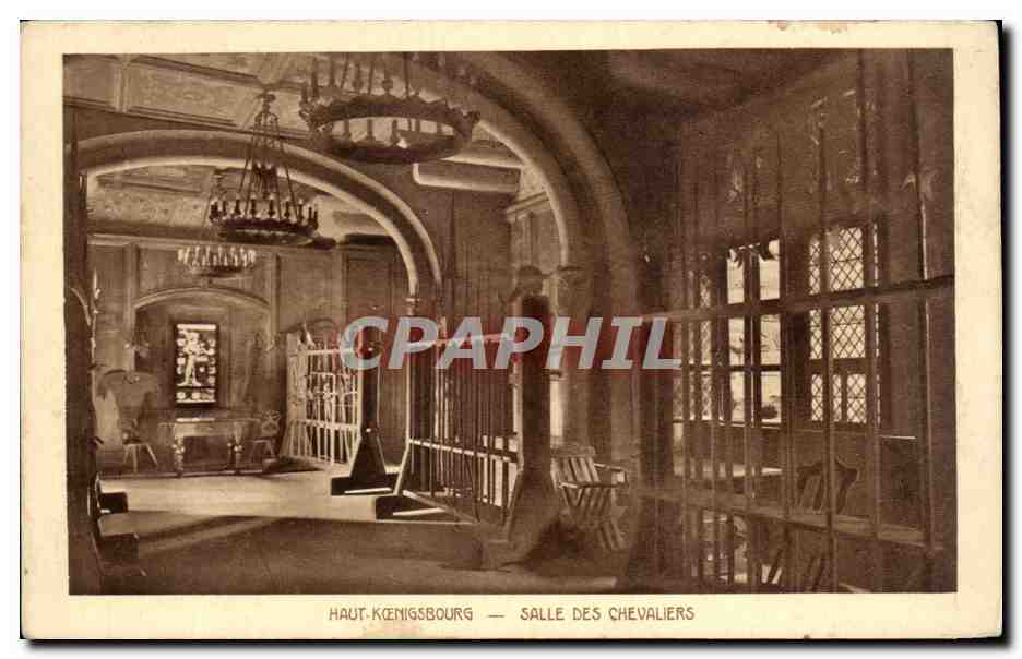 Haut-Kœnigsbourg — Salle des Chevaliers — Braun & Cie, Dornach