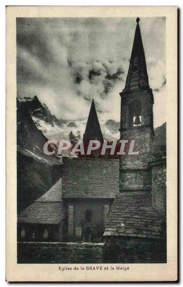 CPA Eglise de la Grave et La Meige