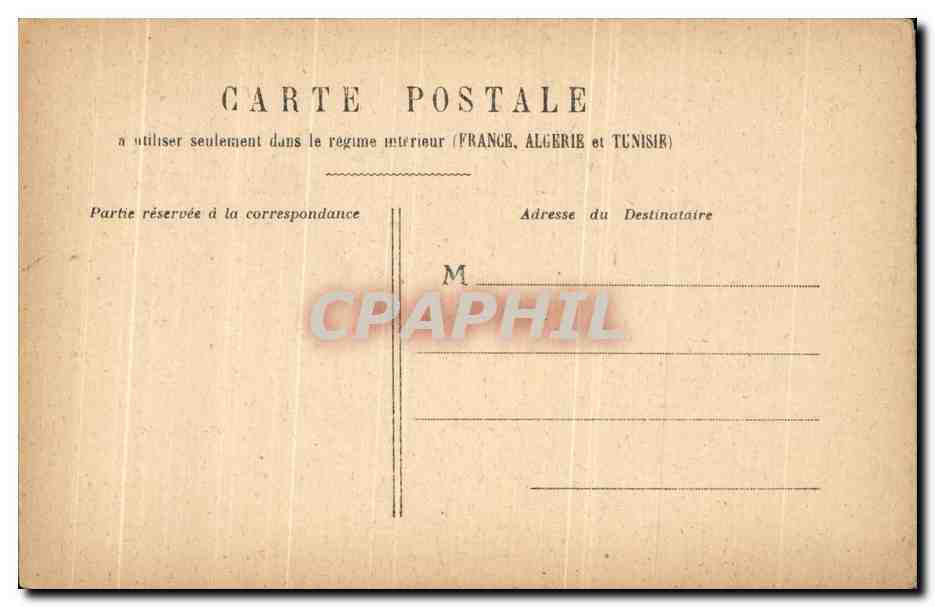 CPA Paris Eglise Sainte Eustache — Verso
