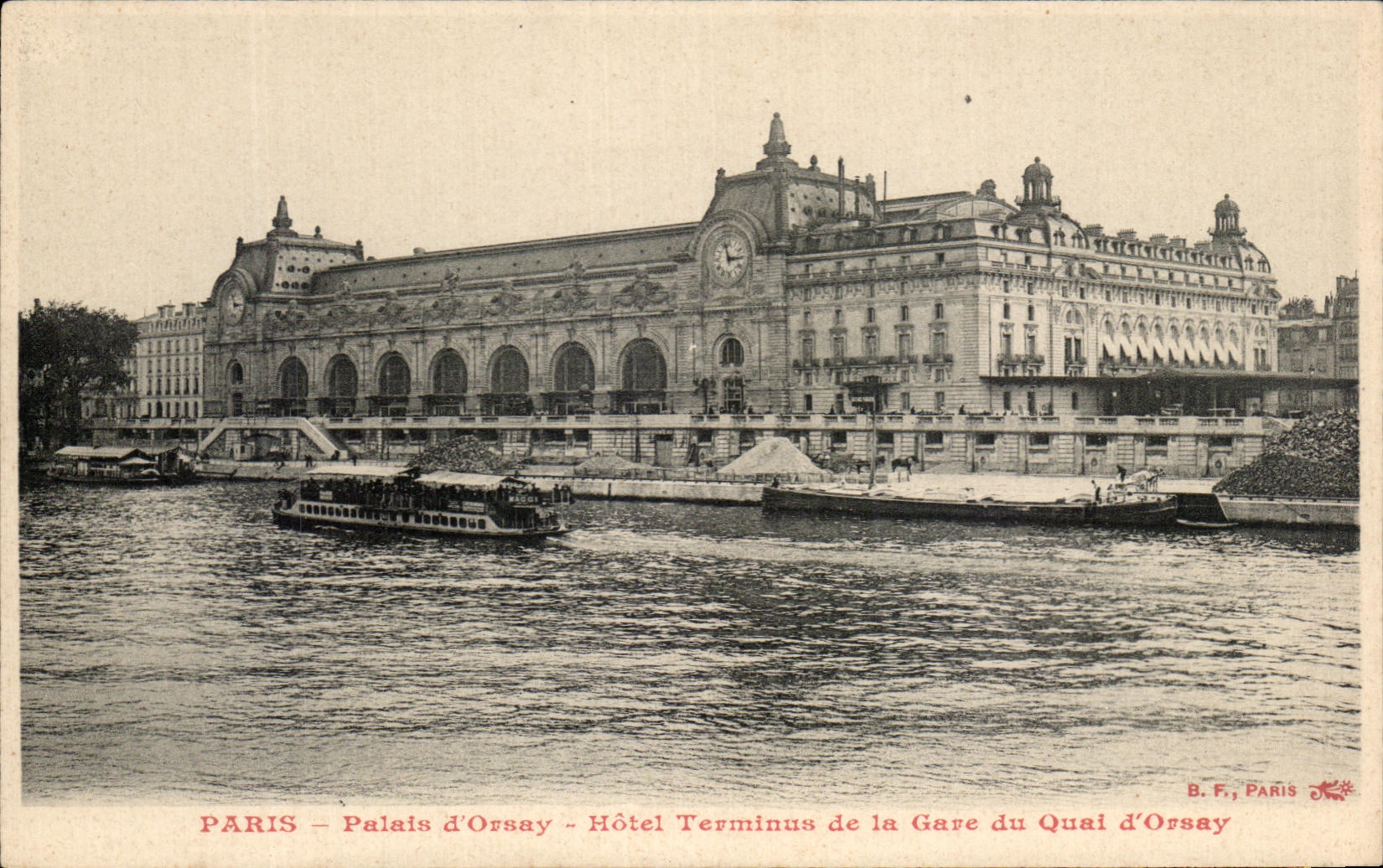 CPA Paris Palais d'Orsay Hotel Terminus de la Gare du Quai d'Orsay Peniche