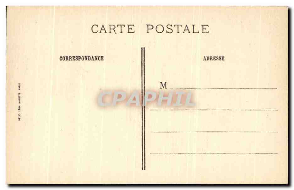 CPA Vigee Le Brun La Camargo Musee Congnacq Jay  — Verso