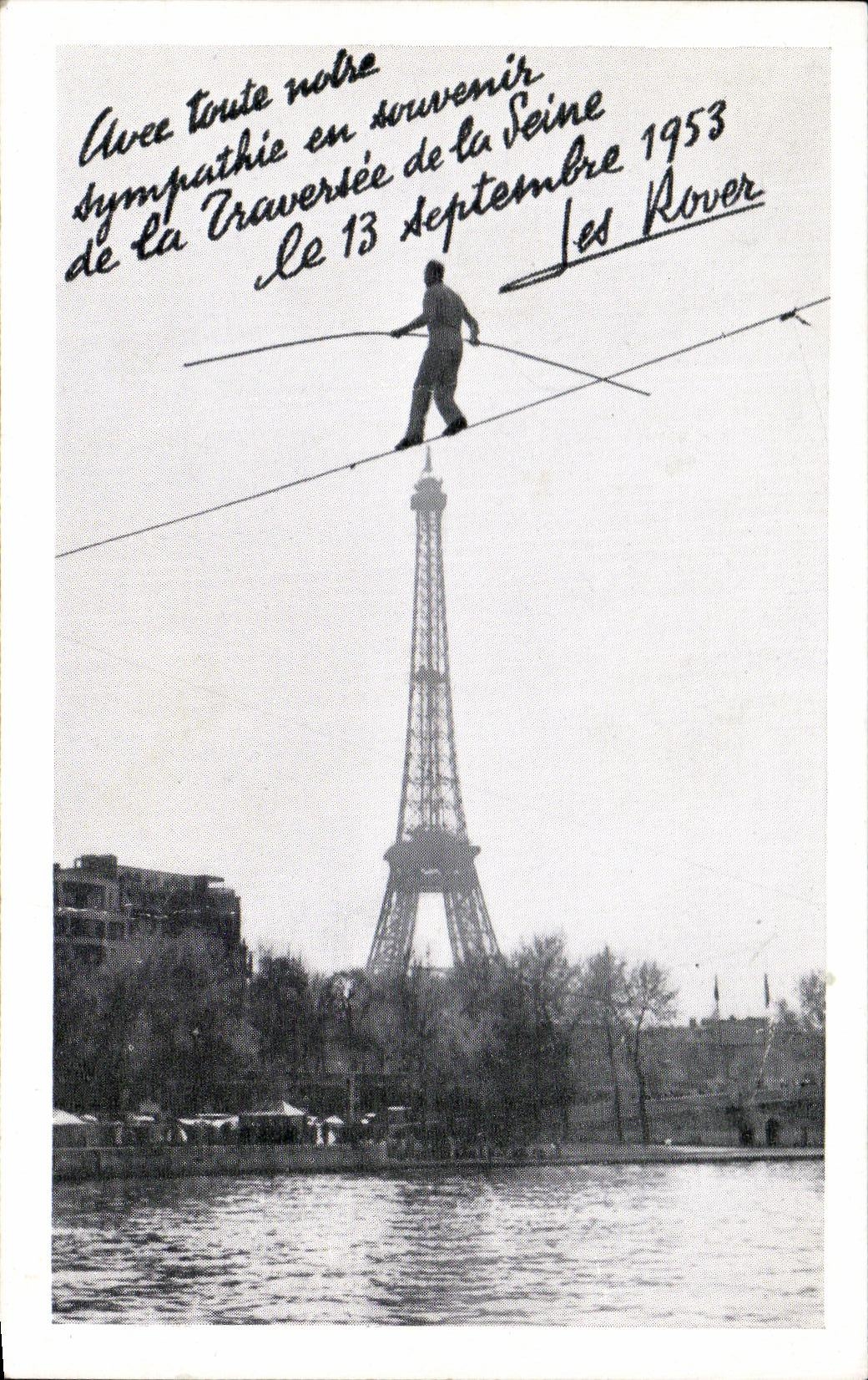 Traversée de la Seine — Paris — Les River — 1953