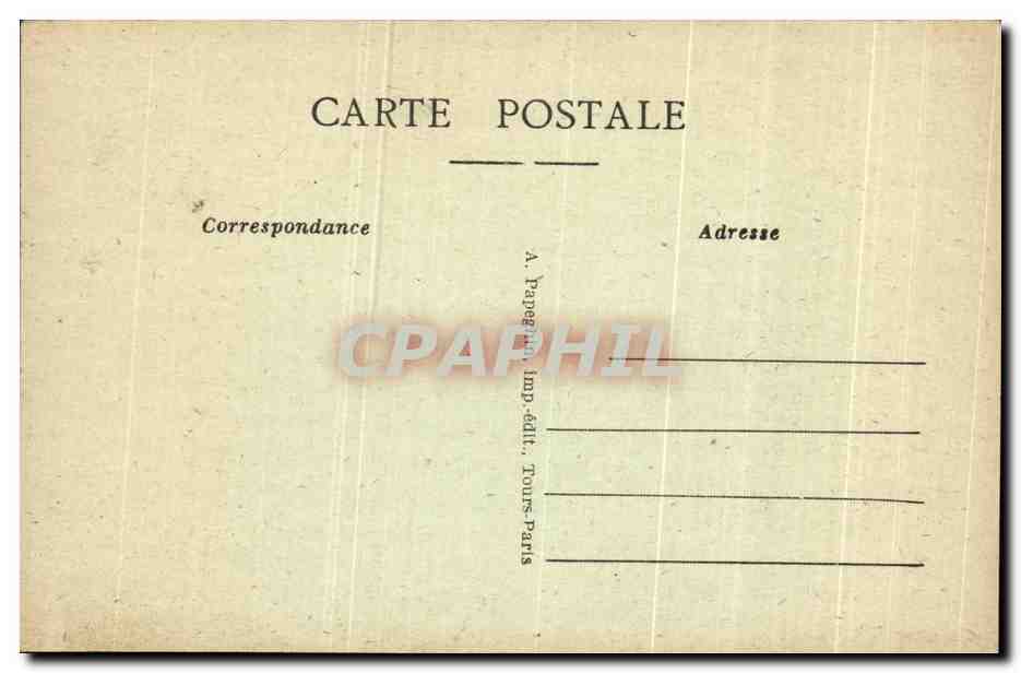 CPA Azay le Rideau Le Chateau Renaissance La Cuisine — Rückseite