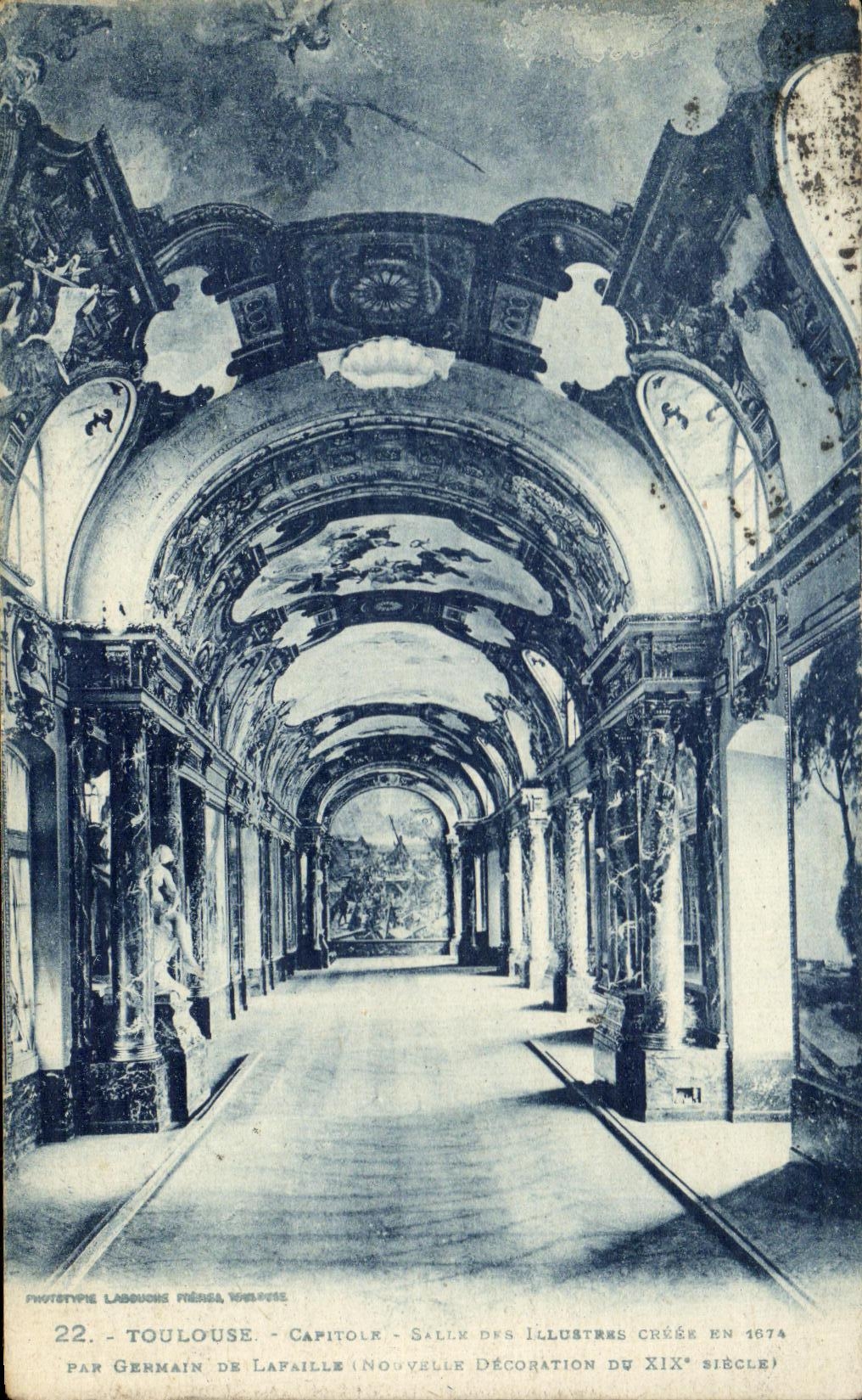 CPA Toulouse Capitole Salle des illustres Germain de Lafaille 