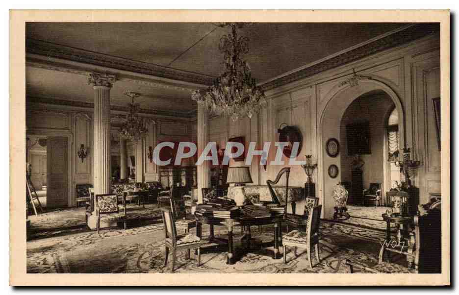CPA Chateau De Valencay Grand Salon Harpe 