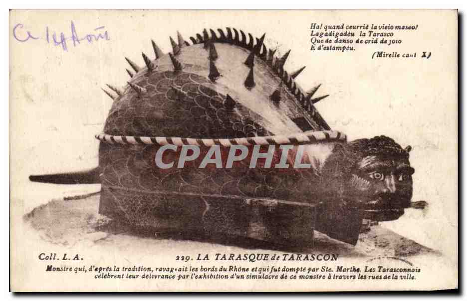 CPA La Tarasque de Tarascon Monstre 