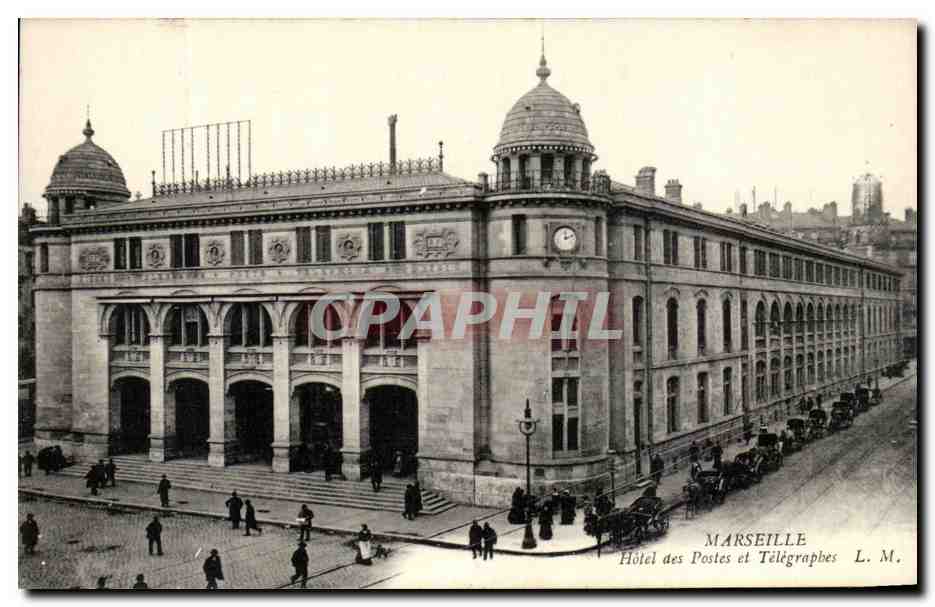 Marseille — Hôtel des Postes et Télégraphes — L. M.