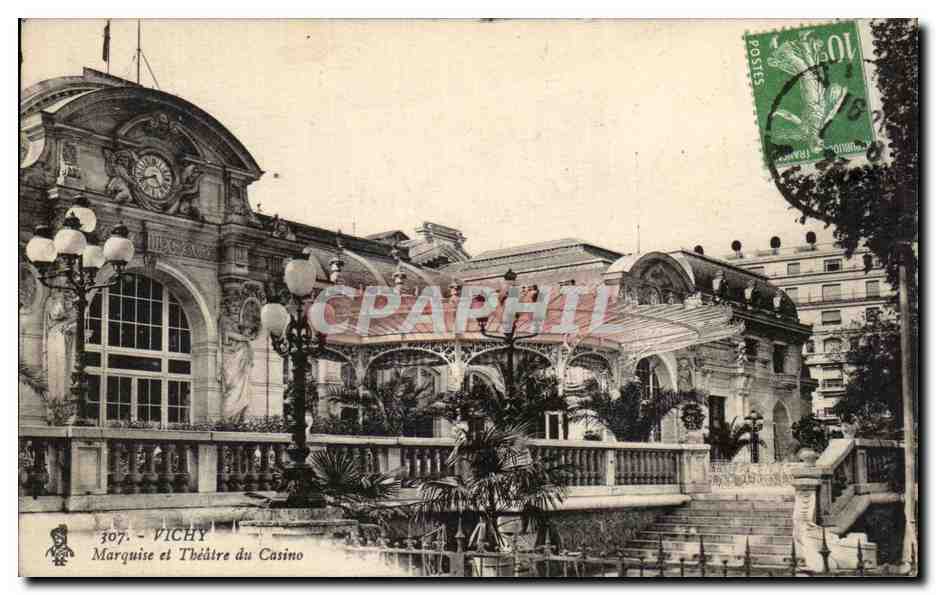 CPA Vichy Marquise et Theatre du Casino