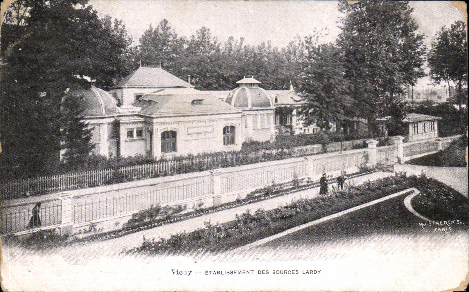 CPA Vichy Etablissement Des Sources Lardy