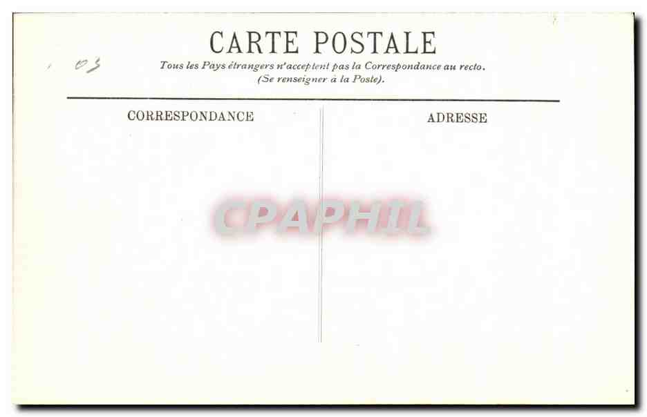 CPA Vichy La Source de La Grande Grille — Rückseite