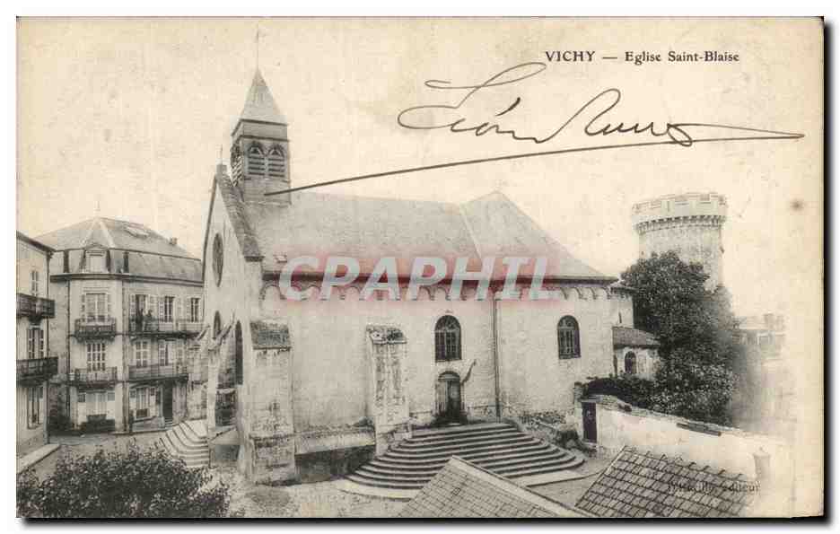 CPA Vichy Eglise Saint Blaise