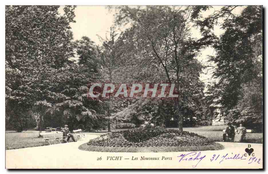 CPA Vichy Les Nouveaux Parcs