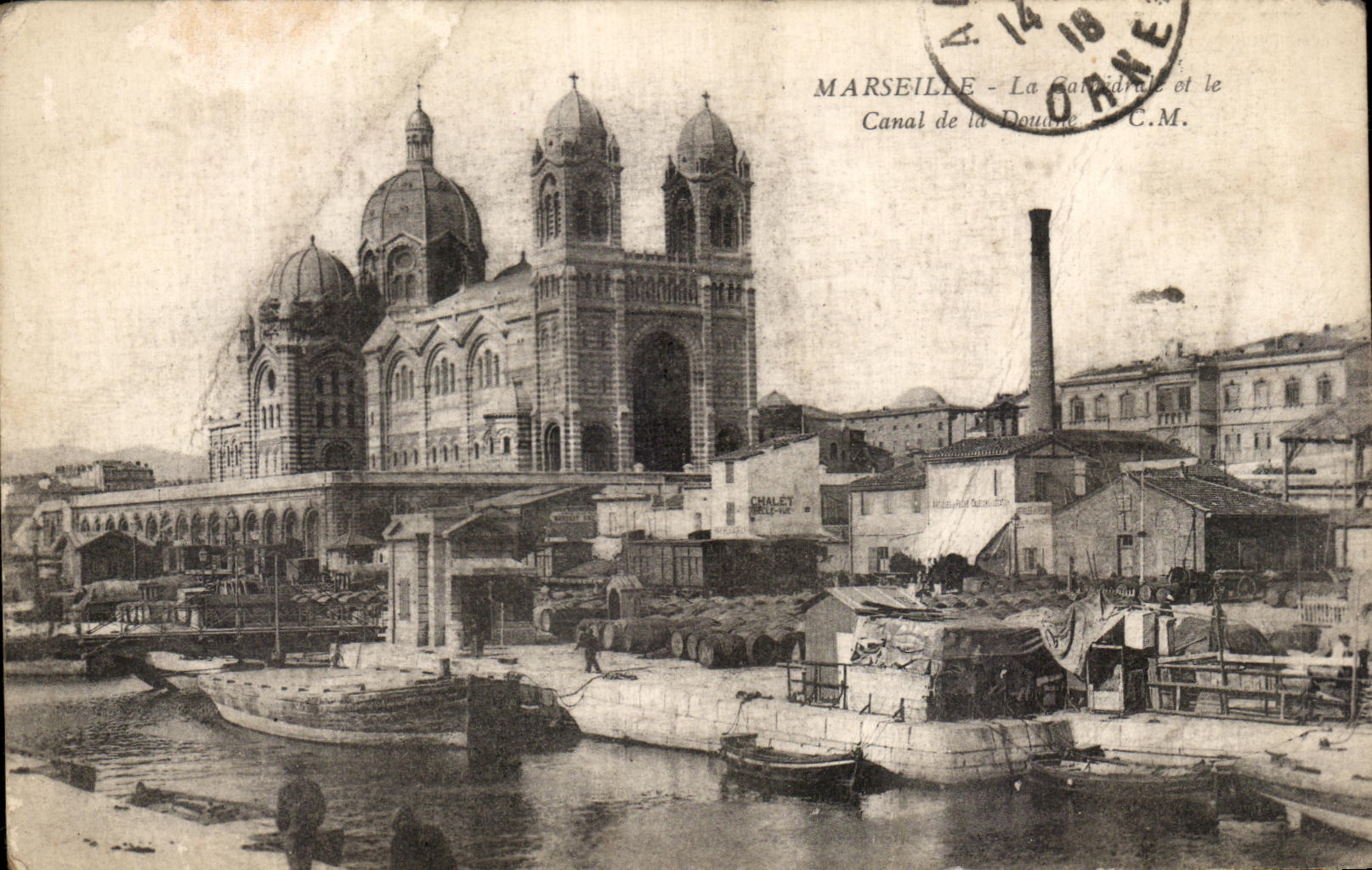 CPA Marseille La Canal de la Douane