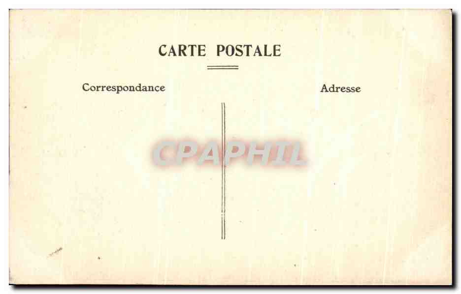 CPA Vichy Hopital Militaire Militaria  — Verso