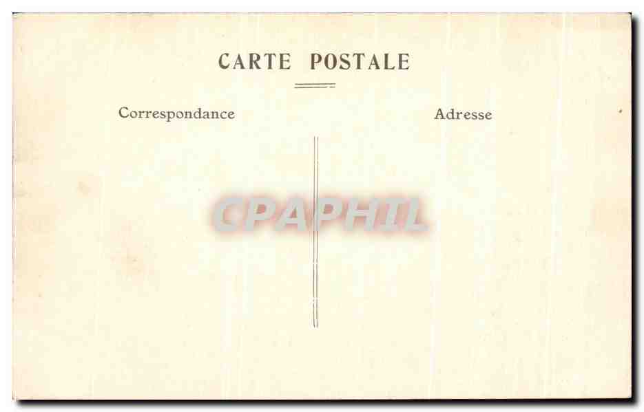 CPA Vichy Hotel de Ville — Rückseite