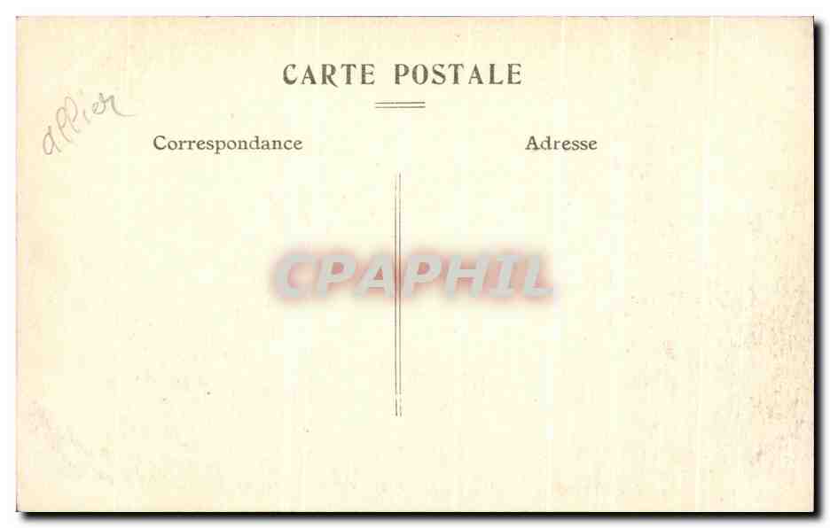 CPA Vichy Le Casino Ensemble — Verso