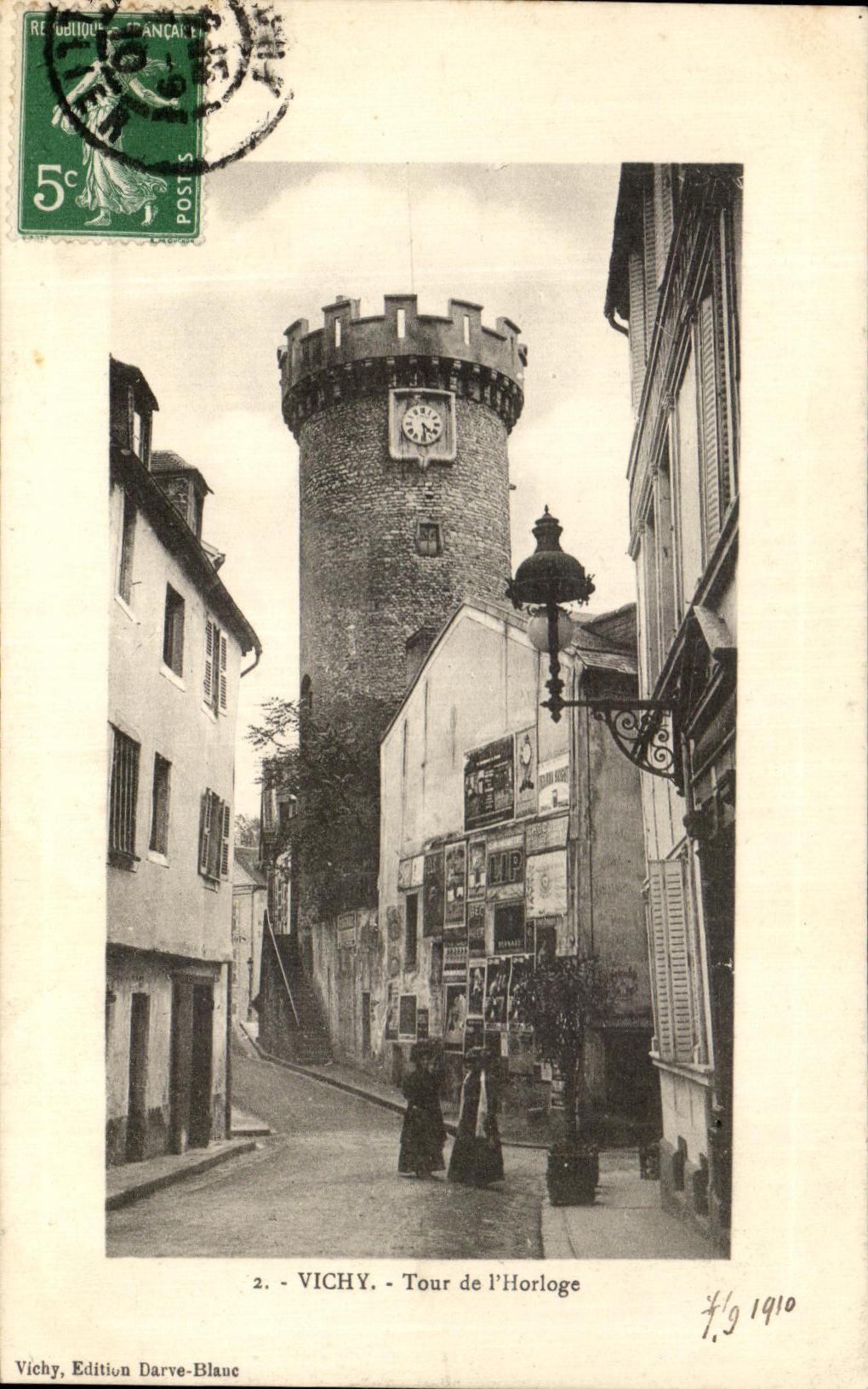 CPA Vichy Tour de I'Horloge