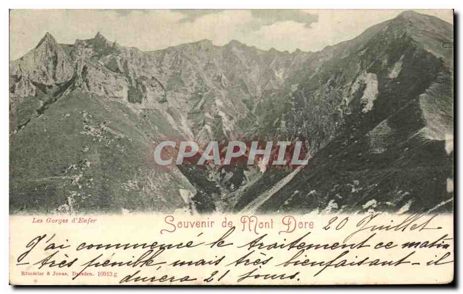 CPA Souvenir de Mont Dore