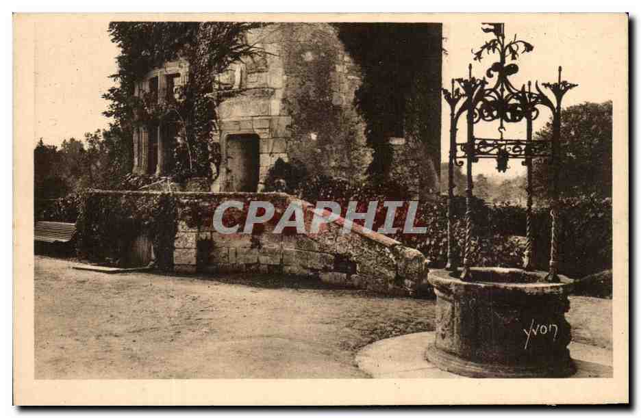CPA La Douce France Chateaux de la Loire Chateau de Chenonceaux Le Vieux Puits