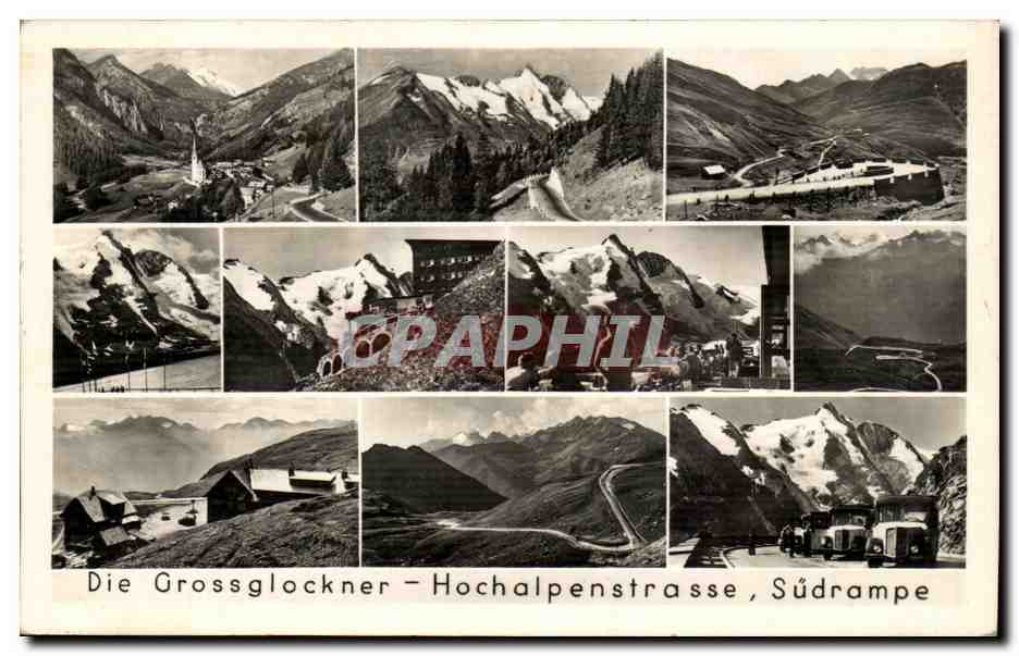 CPA Die Grossglockner Hochalpenstrasse Sudrampe