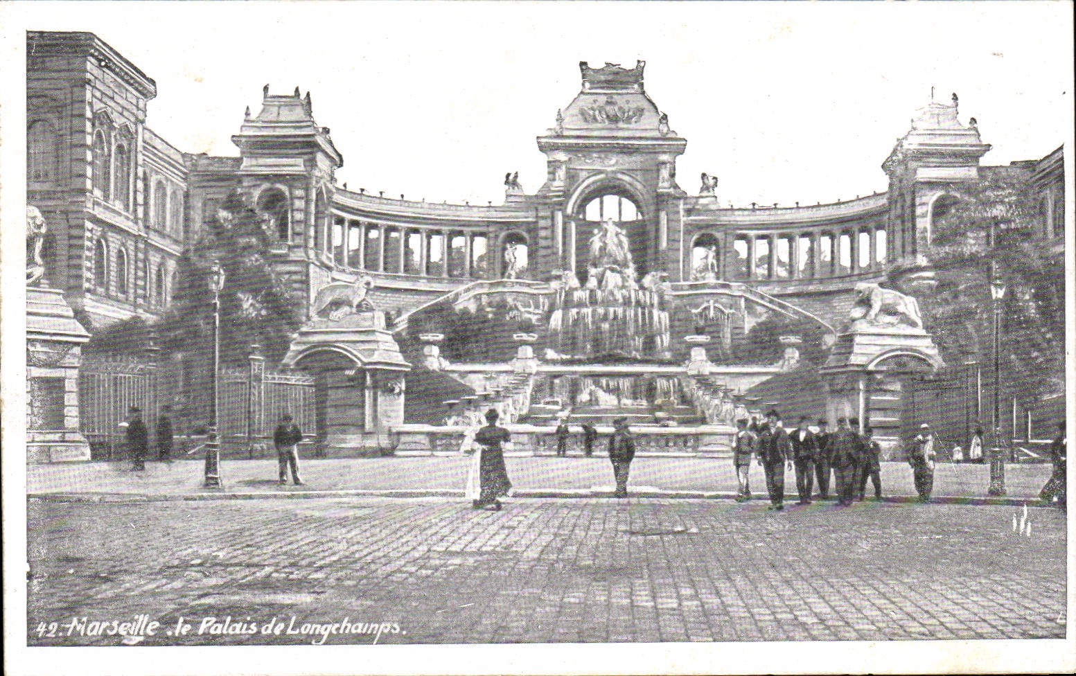 CPA Marseille de Palais de Longchamps