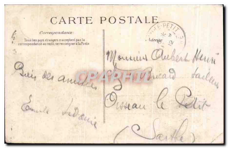 CPA Trouville Le Nouveau et I'ancien Casino — Verso